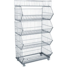 Wholesale best price light duty stackable metal container with high quality